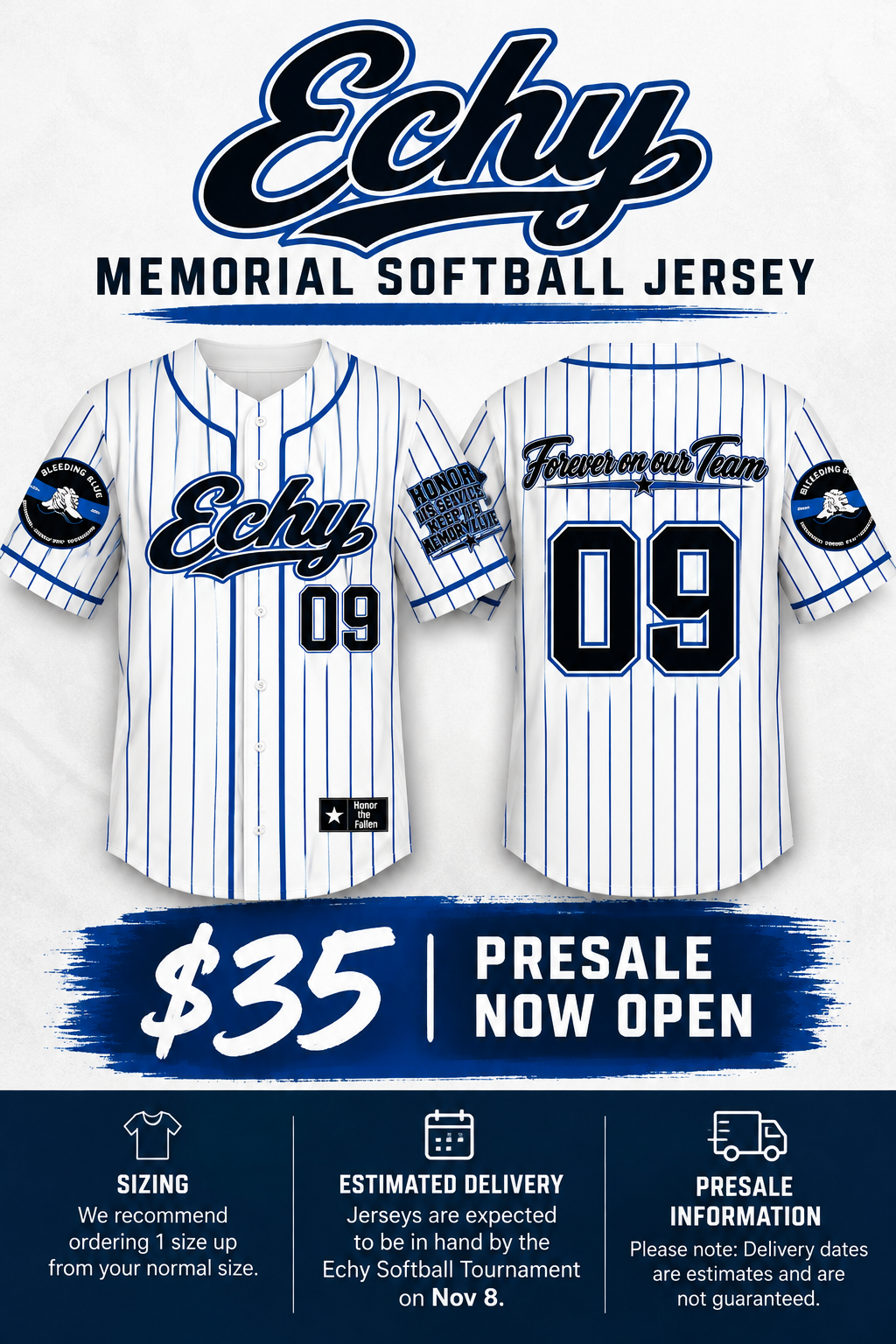 Echy softball Jersey