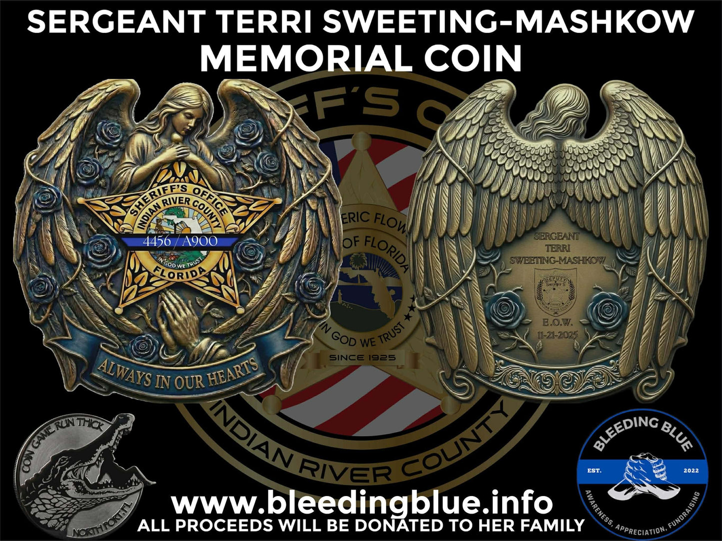 Sergeant Terri Sweeting-Mashkow Memorial Coin