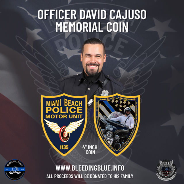Ofc David Cajuso Memorial Coin