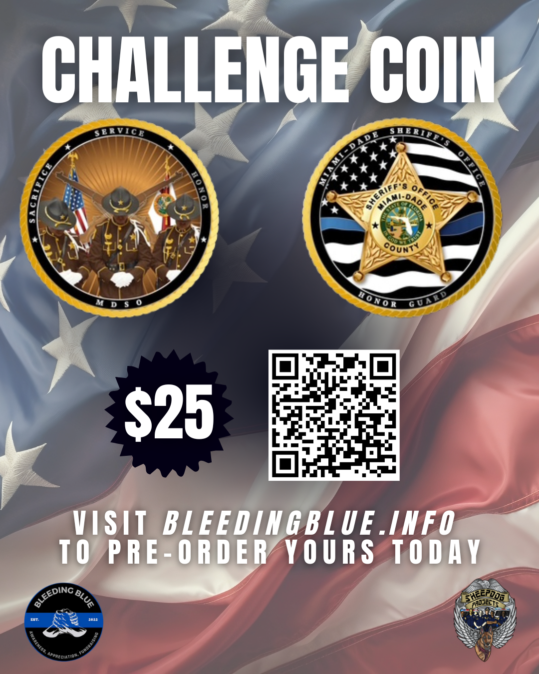 MDSO Official Honor Guard Coin