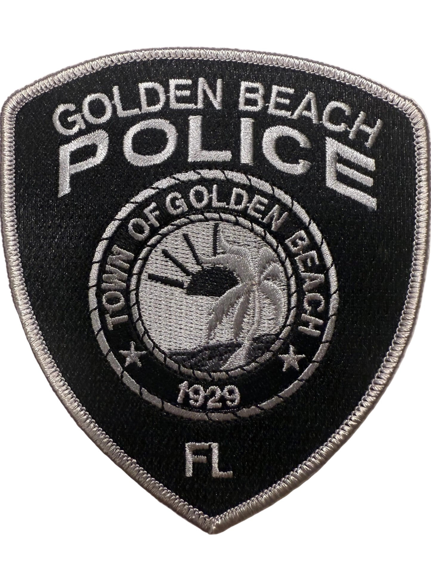 Golden Beach PD Patch - Black