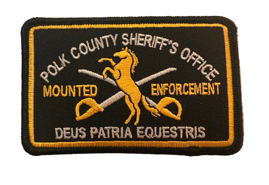 Polk County SO Patch - Mounted