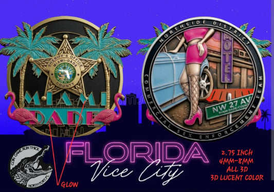Miami-Dade Vice Challenge Coin *presale*