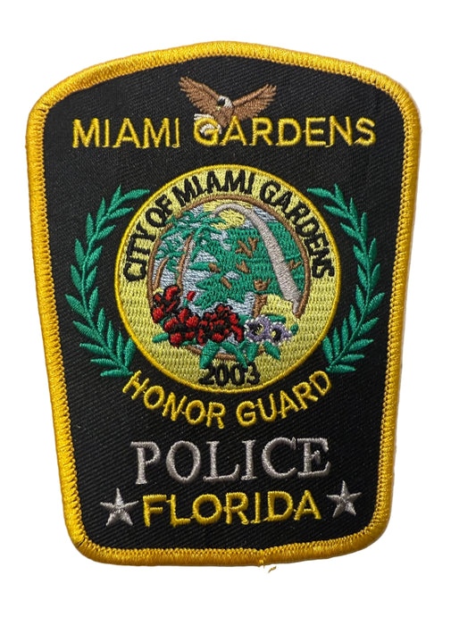 Miami Gardens PD Patch- Honor Guard