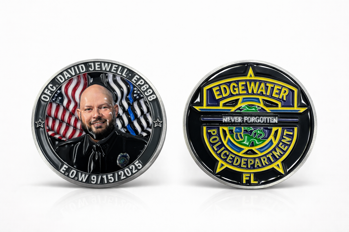 OFFICER DAVID JEWELL COIN *presale*