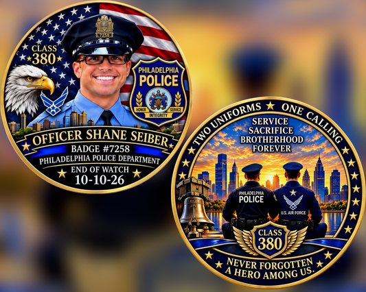 Officer Shane Seiber Challenge Coin *Presale*