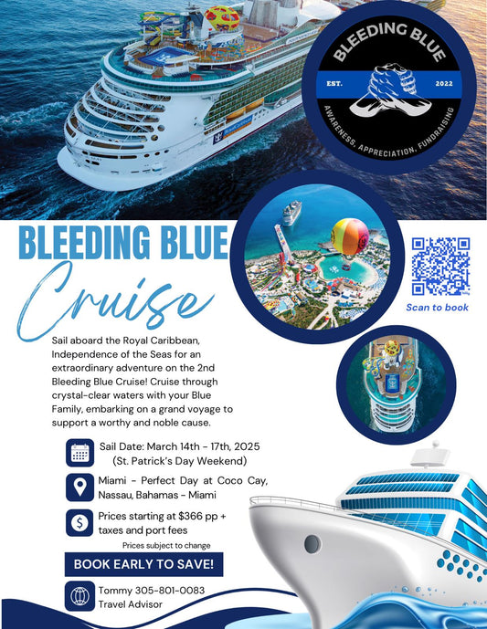Bleeding Blue Cruise RAFFLE 2025 cruise