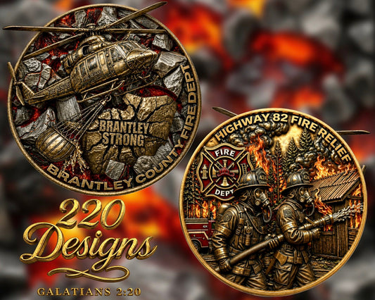 Brantley County FD Fundraiser Coin *presale*