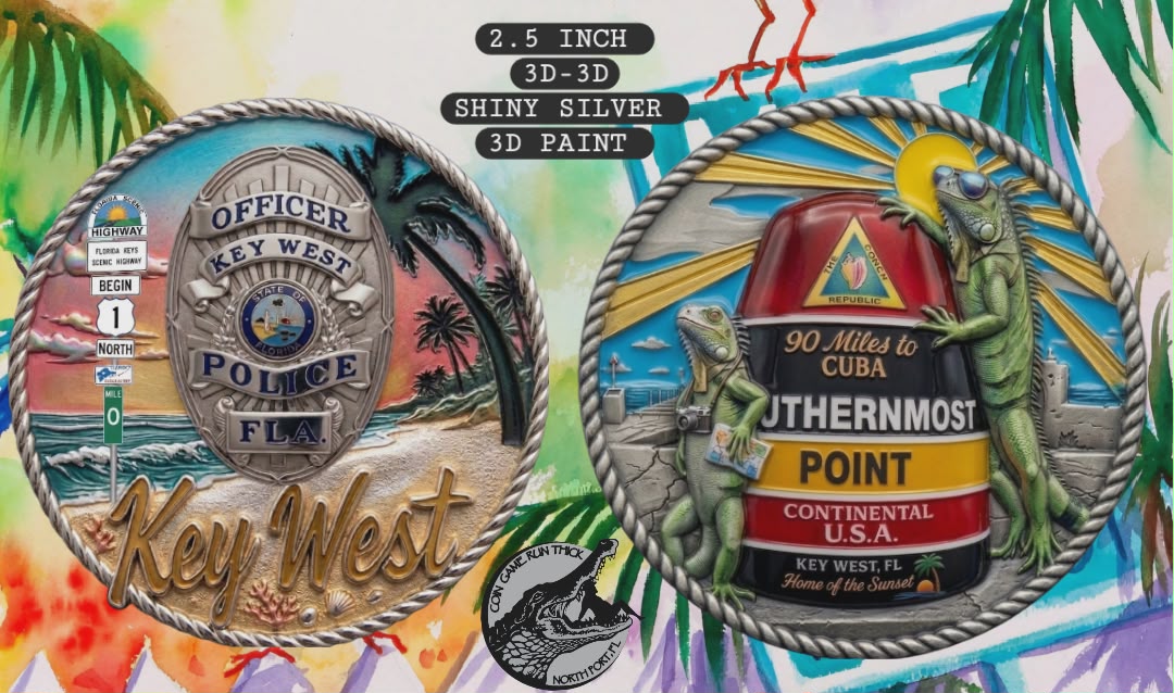 Key West PD Fundraiser Coin *Presale*