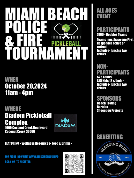 Police & Fire Charity Pickleball Tournament