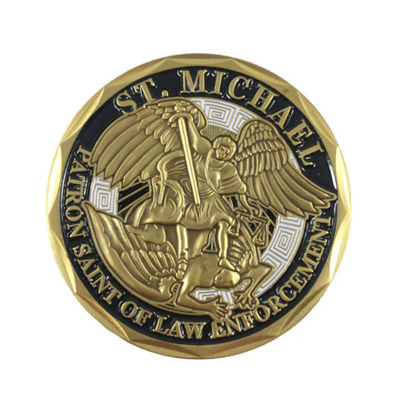 Deputy Sheriff Badge with St. Michael Challenge Coin