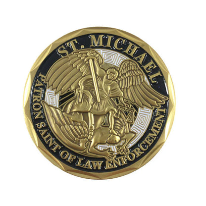 Deputy Sheriff Badge with St. Michael Challenge Coin