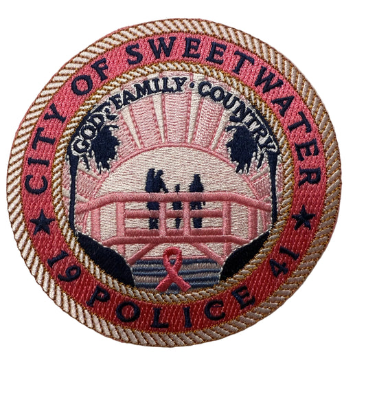 Sweetwater PD Patch- Breast Cancer Awareness