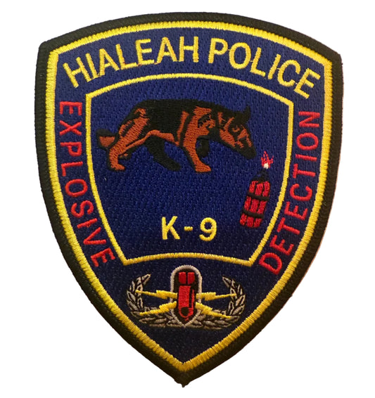 Hialeah PD Patch - K9 Explosives