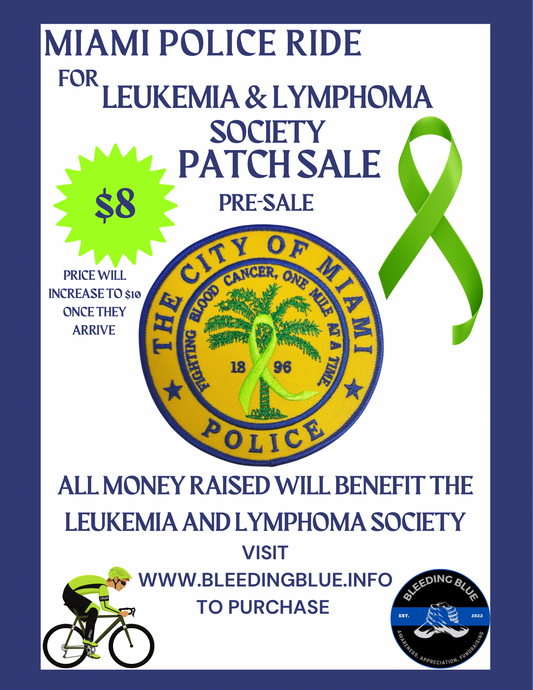 City of Miami Leukemia Patch *presale*