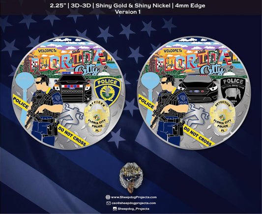 Florida City Police Dept Coin *Presale*