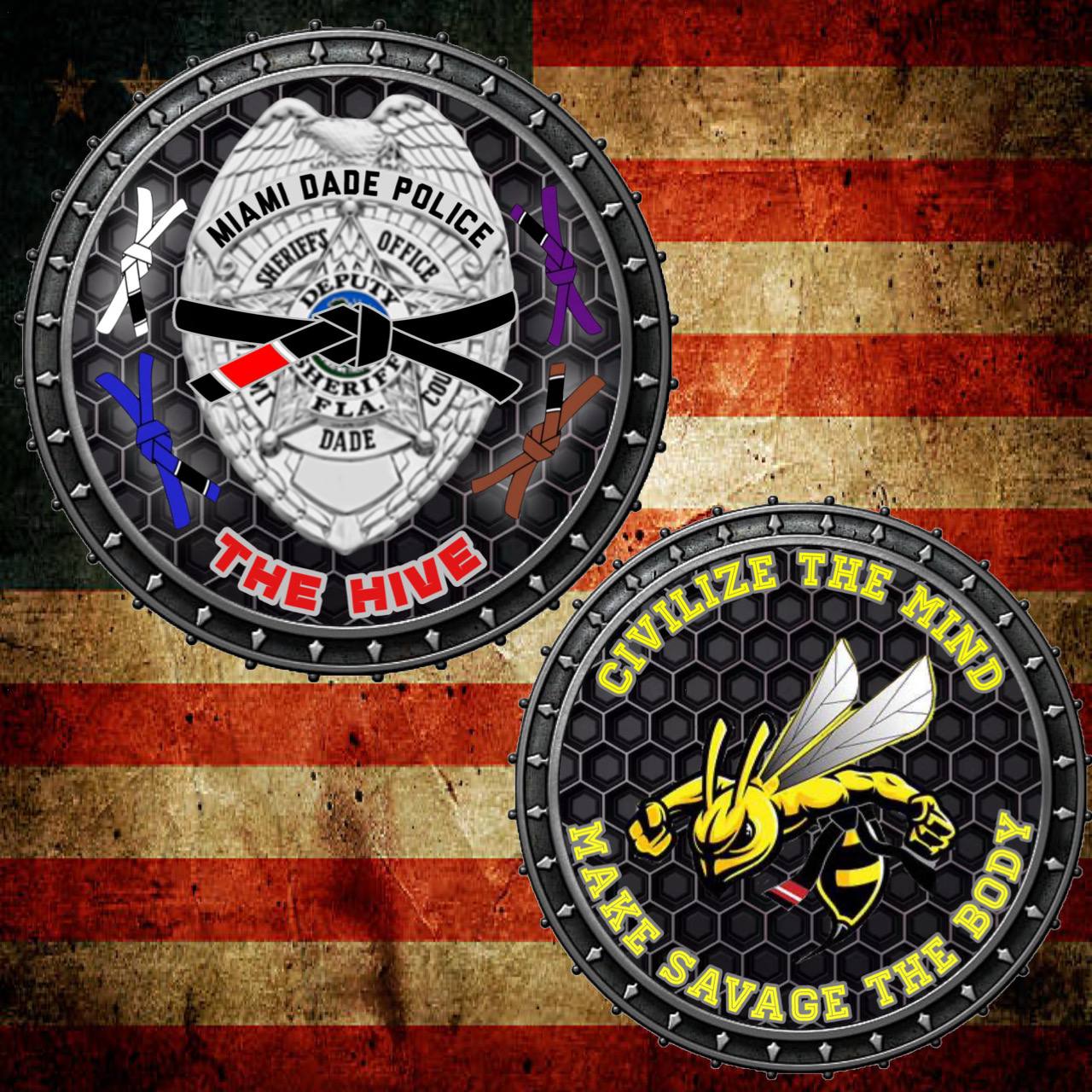 Miami-Dade Police Department “The Hive” challenge coin *PreSale*