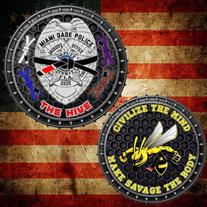 Miami-Dade Police Department “The Hive” challenge coin *PreSale*