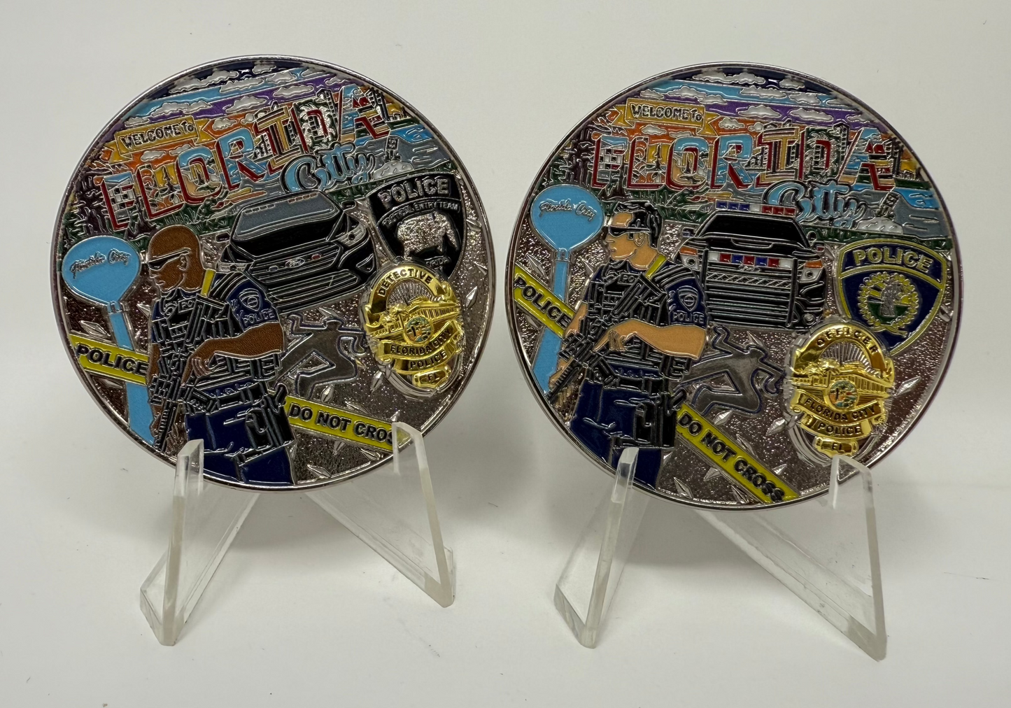 Florida City Police Dept Coin
