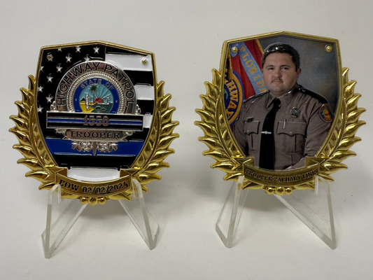 Trooper Zachary Fink challenge coin