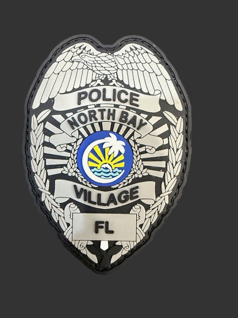 North Bay Village PD Velcro Patch (black)