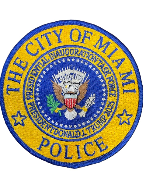 City of Miami PD Trump Inauguration Patch