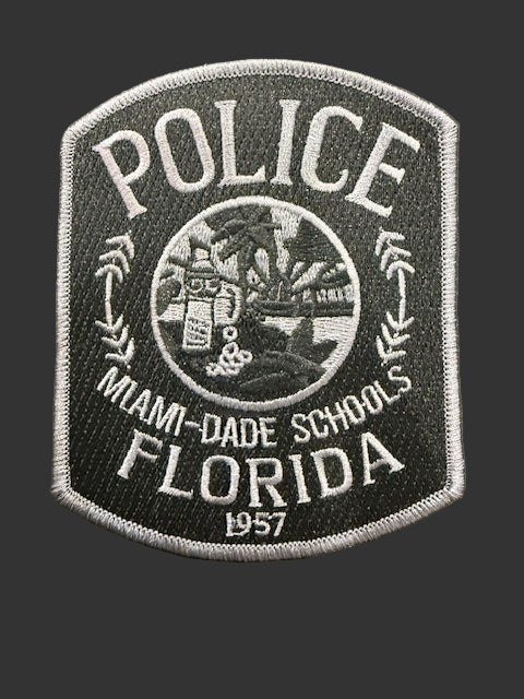 Miami-Dade Schools Police Patch (Black)