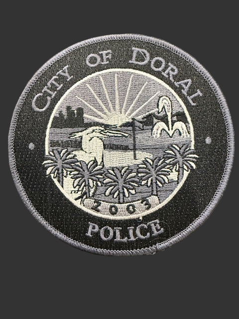 City of Doral PD Patch (black)