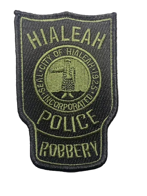 Hialeah PD Patch - Robbery Unit
