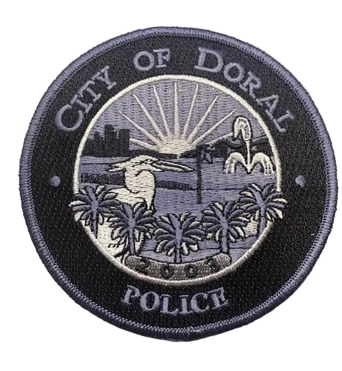 City of Doral PD Patch - Black