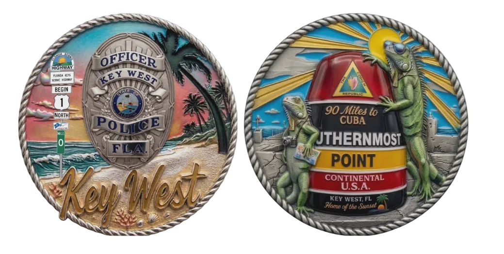 Key West PD Fundraiser Coin *Presale*