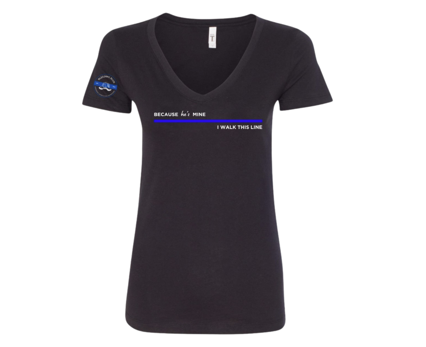 He's Mine Because I Walk This Line V Neck