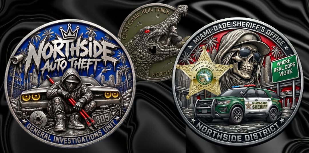 Northside Auto Theft Challenge Coin *presale*